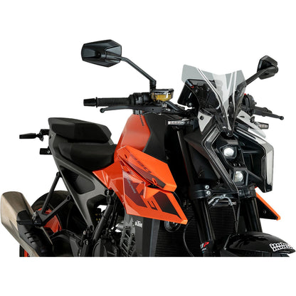 Puig New Generation Sport Windscreen fits KTM 990 DUKE '24 - Smoke [MPN: 21995H]_2112373