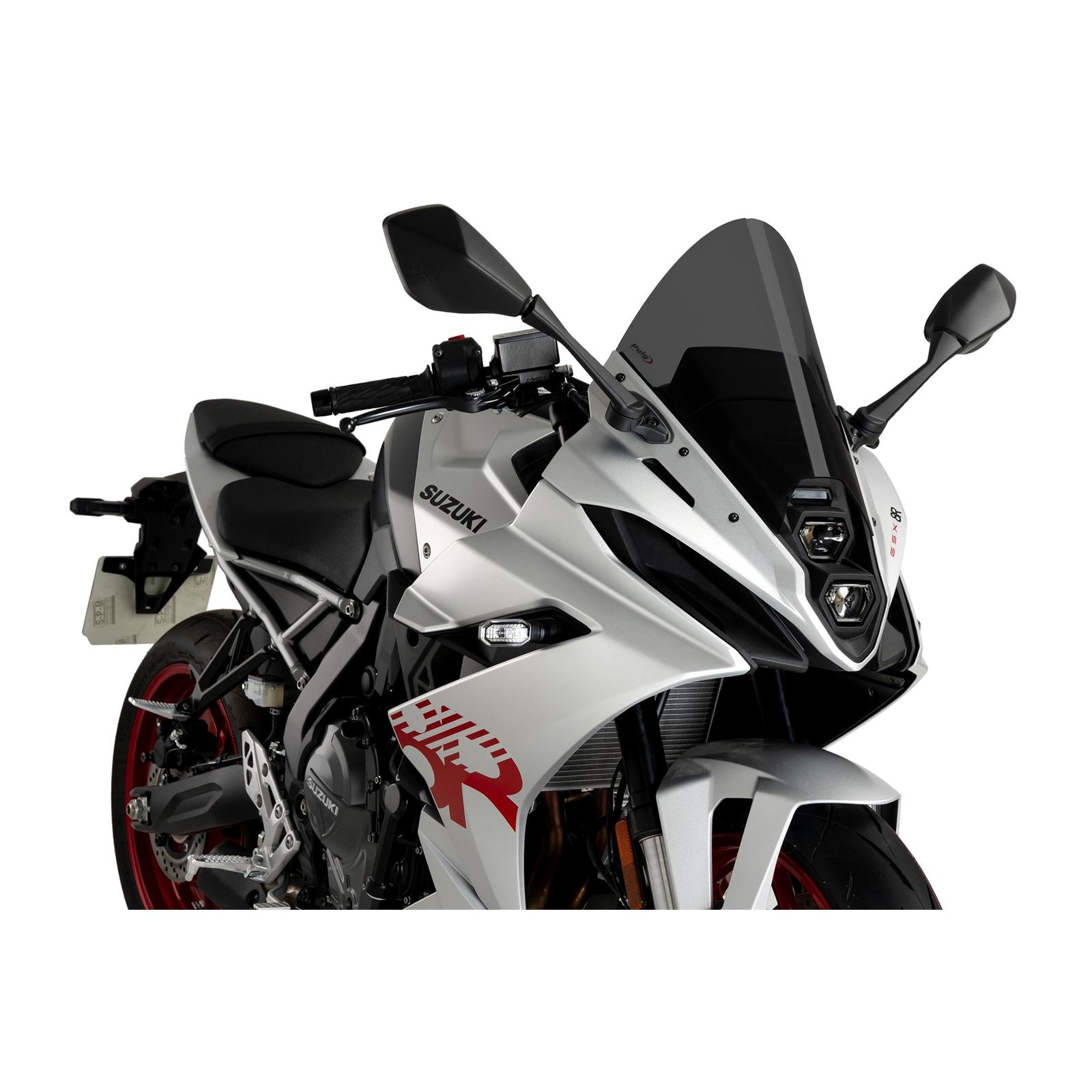Puig R-Racer Screen Compatible with Suzuki GSX-8R '24 - Dark Smoke [MPN: 21999F]_1829034