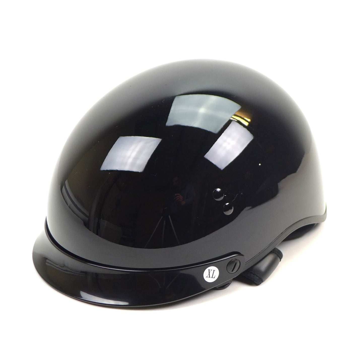GMax HH-65 Half-Helmet - Full Dressed - Black - X-Large OPEN BOX [MPN: H9650027]_1768343
