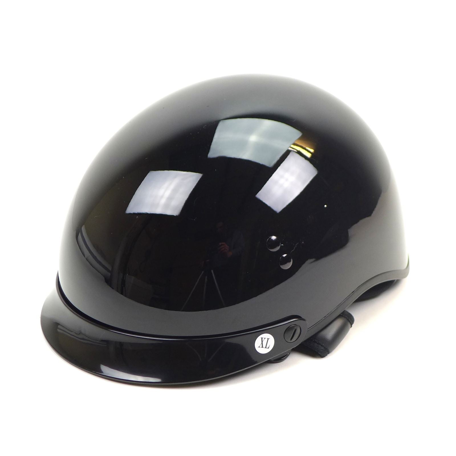 GMax HH-65 Half-Helmet - Full Dressed - Black - X-Large OPEN BOX [MPN: H9650027]_1768343