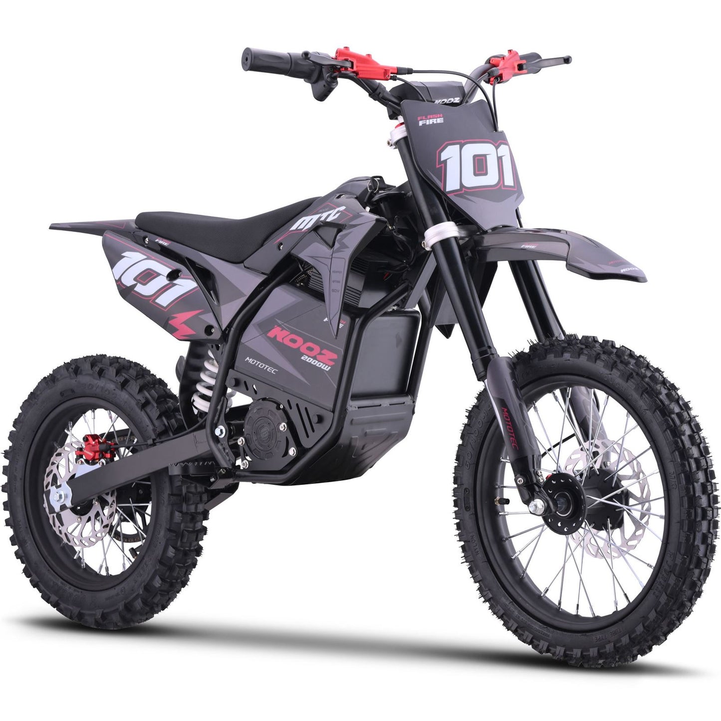 MotoTec USA 60v Pro Electric Dirt Bike 2000w Lithium - Red MT-Dirt-Pro-2000-HP115E_Red_1768503