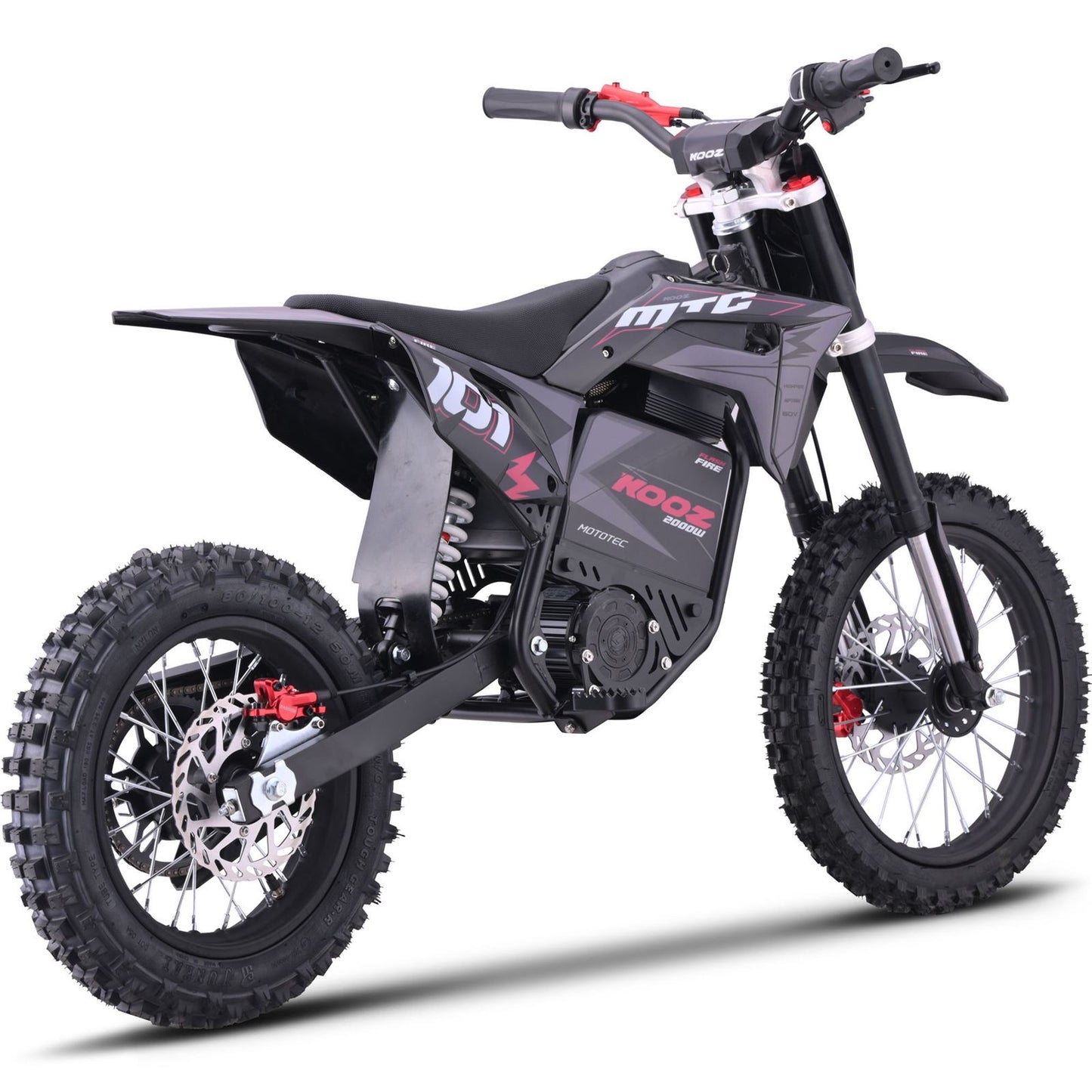 MotoTec USA 60v Pro Electric Dirt Bike 2000w Lithium - Red MT-Dirt-Pro-2000-HP115E_Red_1768504