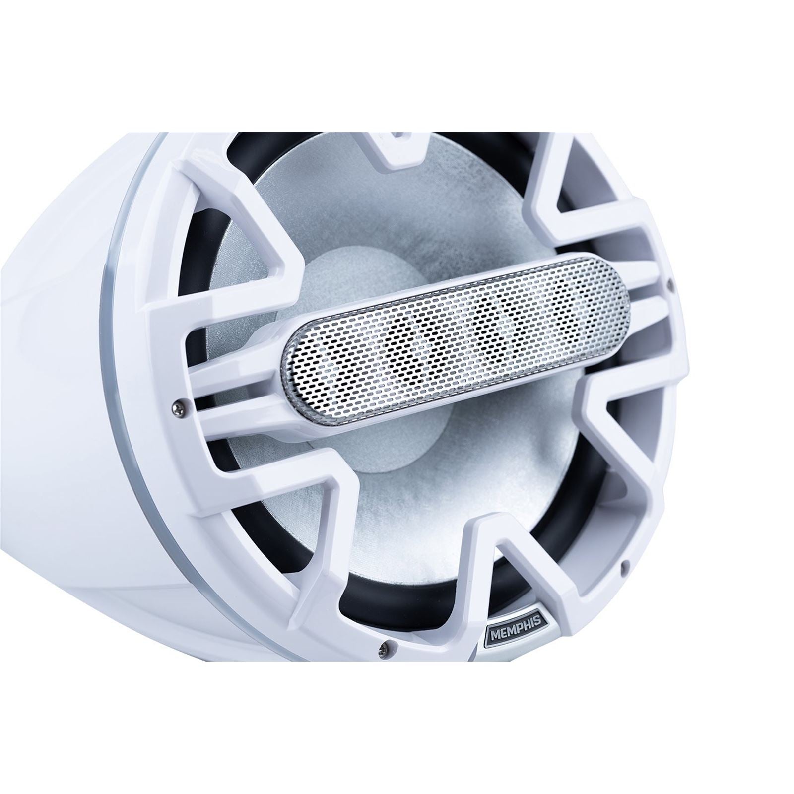 Memphis Audio 10 WB Speaker with 4 Tweeter HF Array - 300W - White - Pair MM105TW_1769928