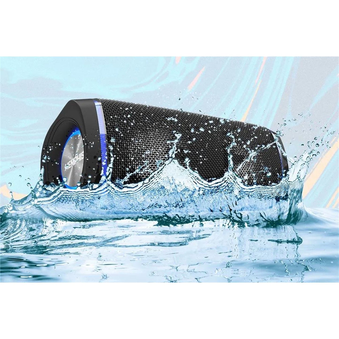 Memphis Audio Flow Bluetooth Speaker - Blue MFLOWBTB_1770056