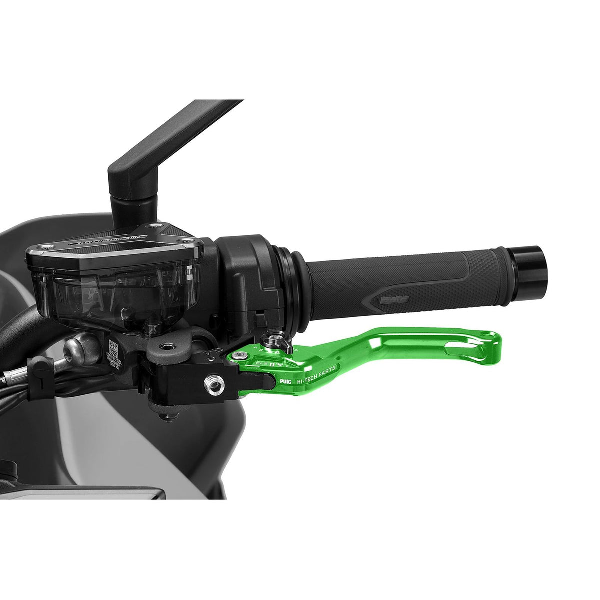 Puig Clutch Lever Short Clutch - 4.0 - Green/Black [MPN: 4230VN]_2727080