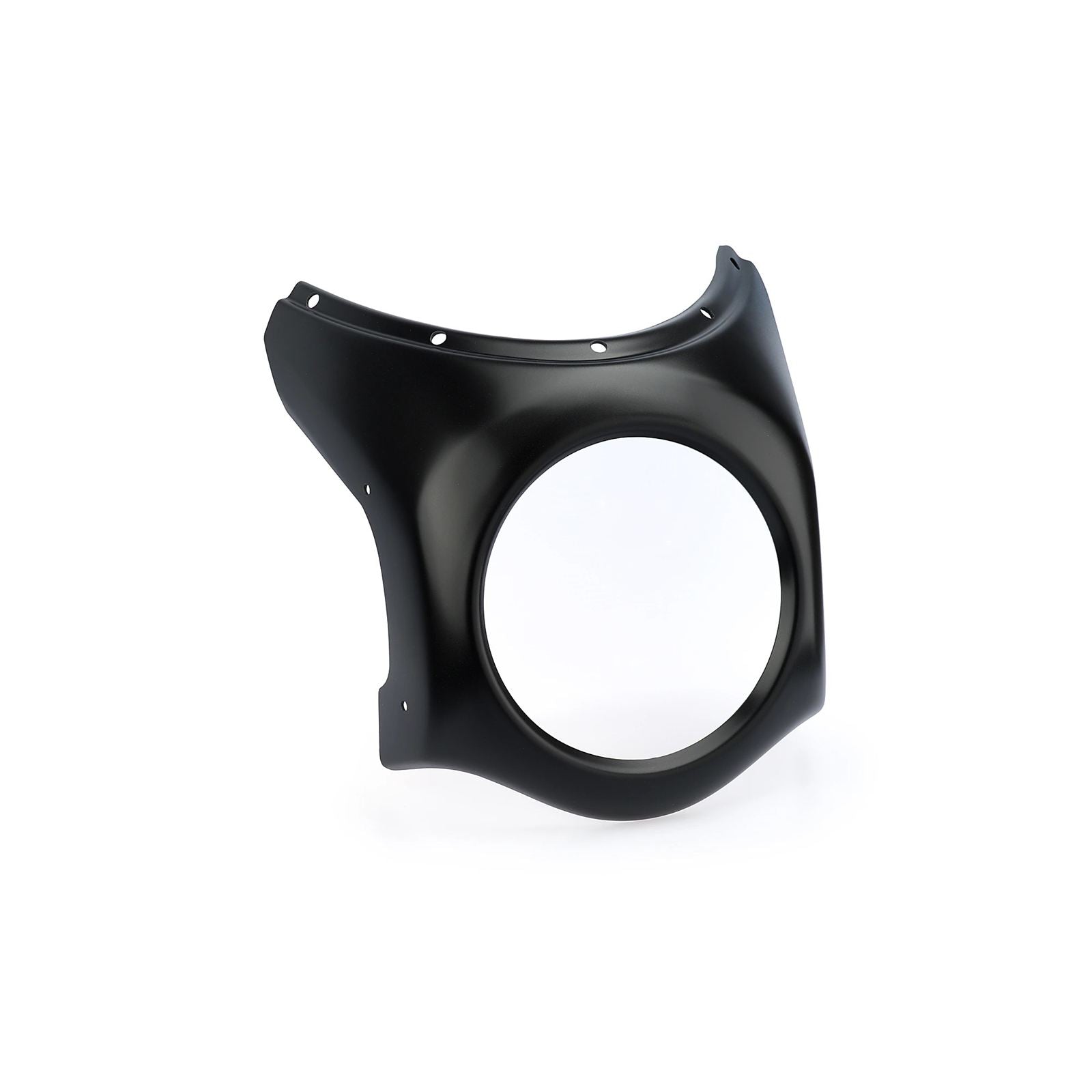Puig ABS Semi-Fairing - Round Light - 195mm - Matte Black [MPN: 9230J]_2571376