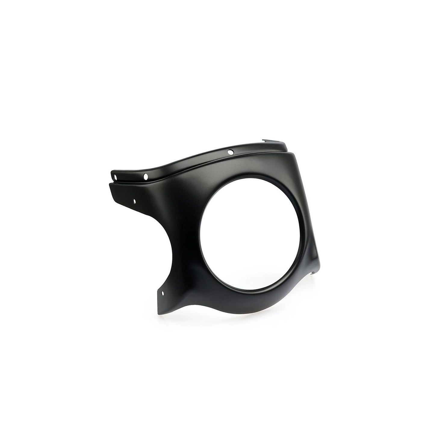 Puig ABS Semi-Fairing - Round Light - 180mm - Matte Black [MPN: 9231J]_2571457