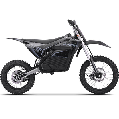 MotoTec USA 72v 5000w Pro Electric Dirt Bike Lithium Grey [MPN: MT-Dirt-Pro-5000_Grey]_1893036