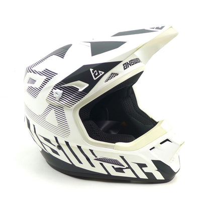 Answer A23 AR1 V2 Bold Helmet - White/Black - Youth Medium OPEN BOX [MPN: 447755]_1770654