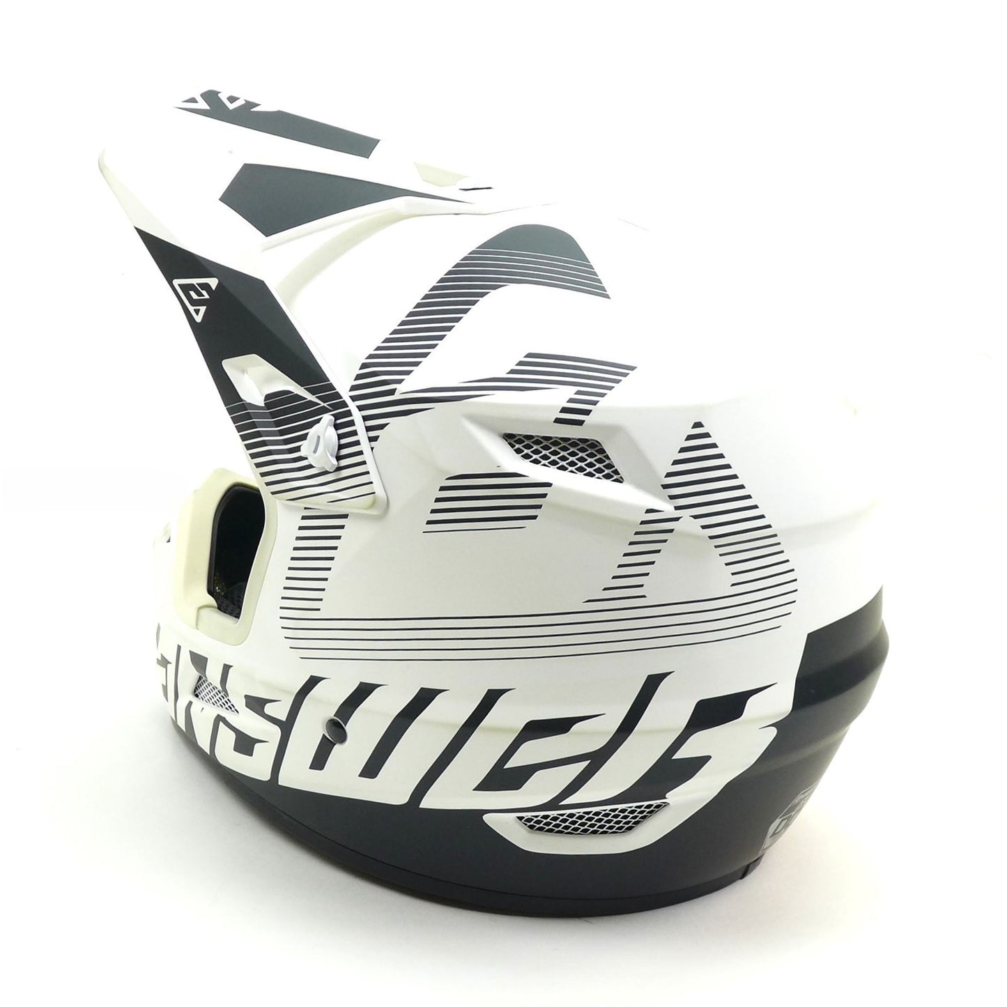 Answer A23 AR1 V2 Bold Helmet - White/Black - Youth Medium OPEN BOX [MPN: 447755]_1770651