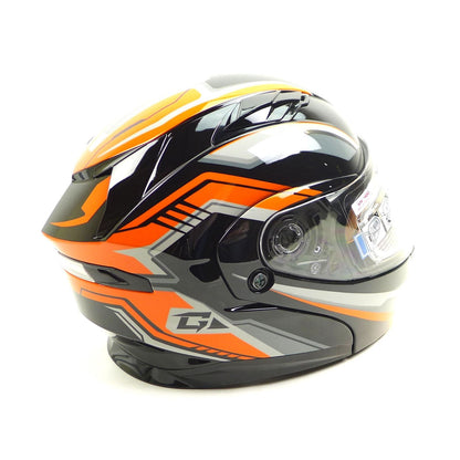 GMax MD-01S Transistor Snow Helmet - Orange/Black - Large OPEN BOX [MPN: M40139286]_1770811