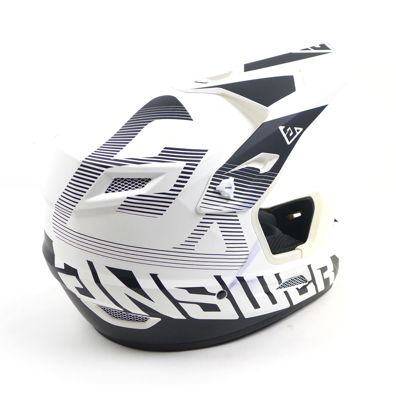 Answer A23 AR1 V2 Bold Helmet - White/Black - Youth Medium OPEN BOX [MPN: 447755]_1770946