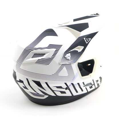 Answer A23 AR1 V2 Bold Helmet - White/Black - Youth Medium OPEN BOX [MPN: 447755]_1770946