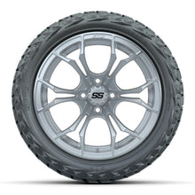 GTW Spyder Silver/Machined 15" Wheels - 23x10.00-R15 Maverick Tires - Set A19-1491_1771830