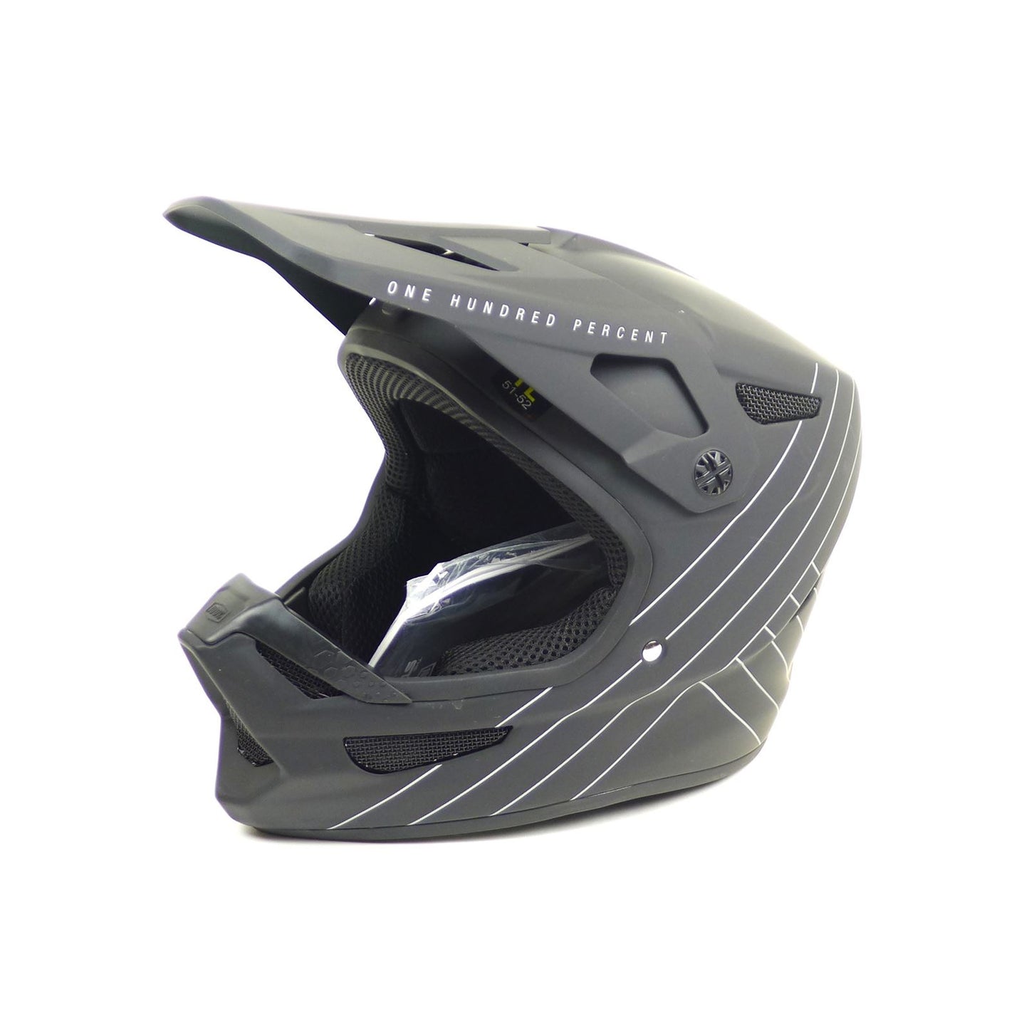 100% Youth Status Helmet - Black - Large OPEN BOX [MPN: 80011-00003]_1771939
