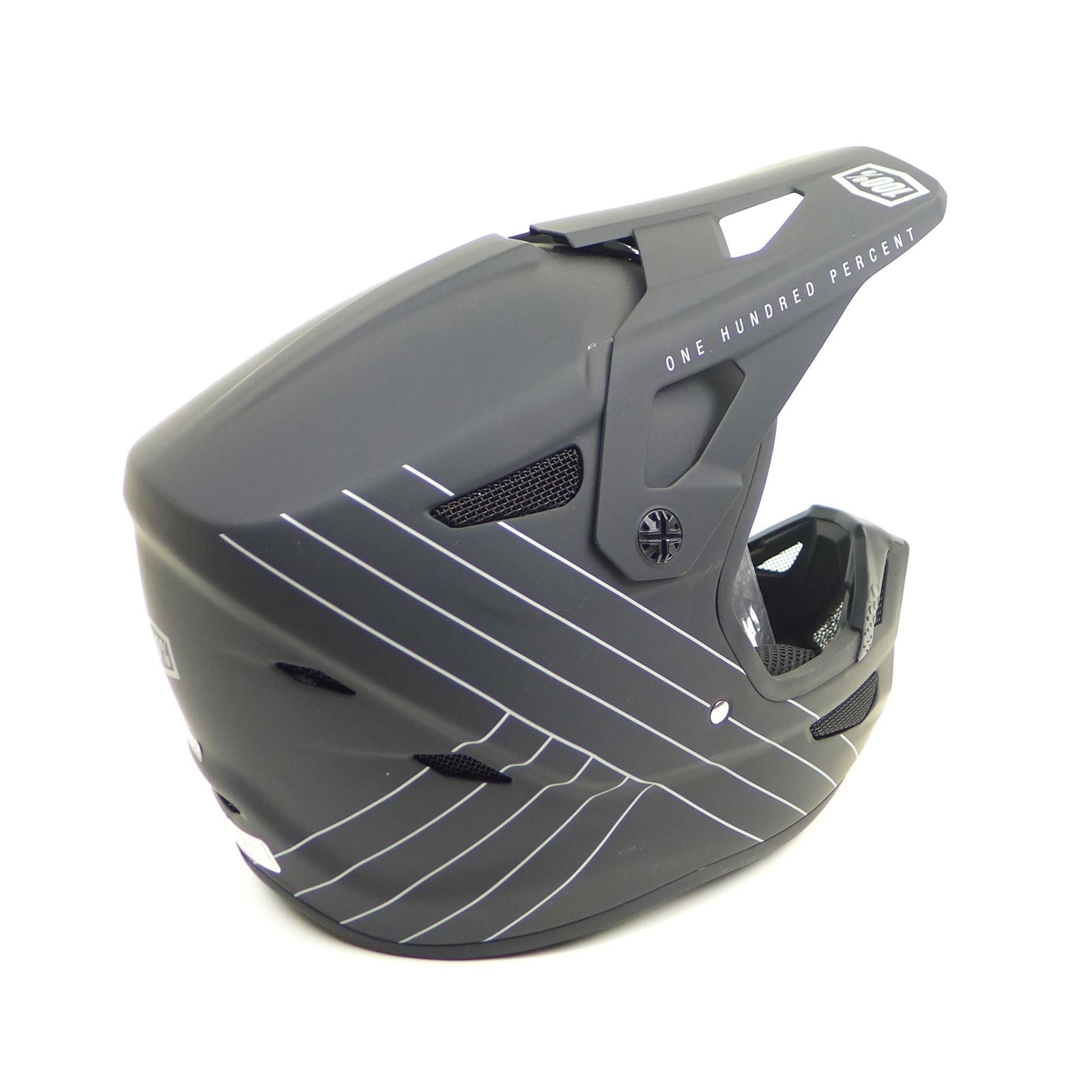 100% Youth Status Helmet - Black - Large OPEN BOX [MPN: 80011-00003]_1771941