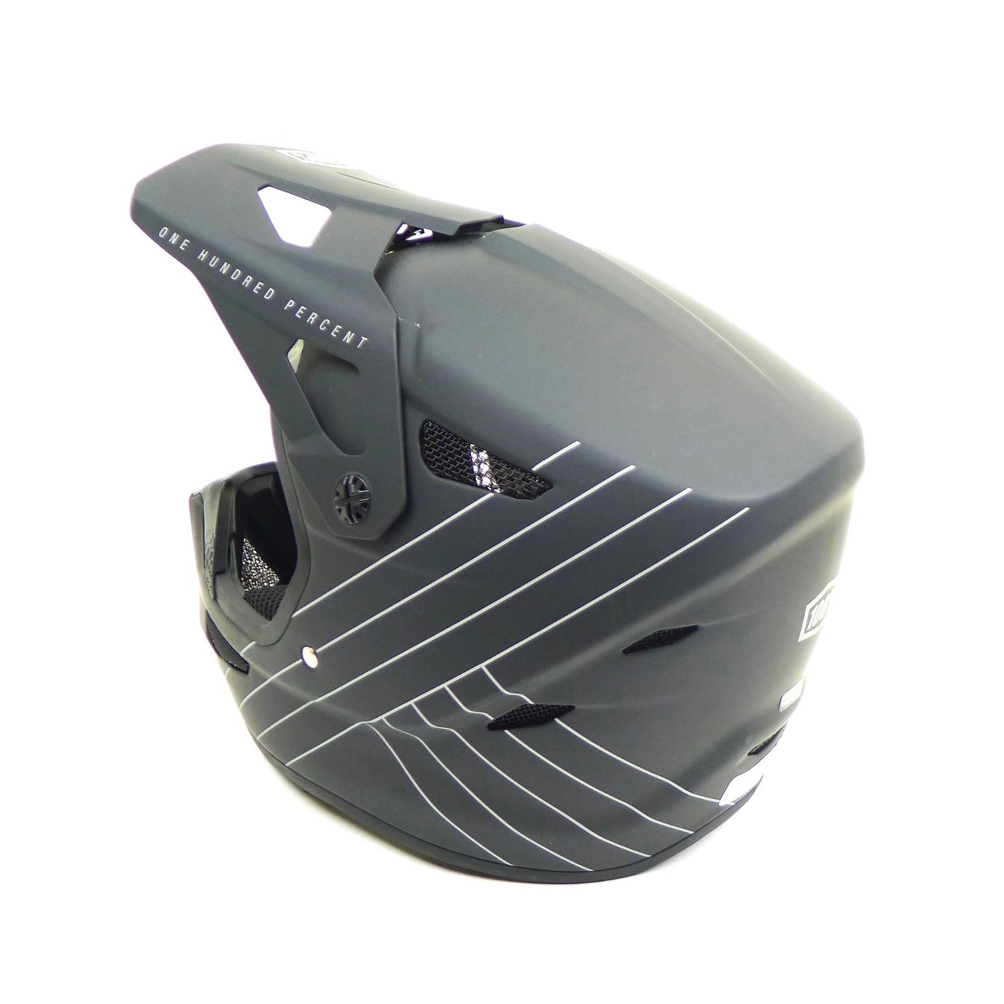 100% Youth Status Helmet - Black - Large OPEN BOX [MPN: 80011-00003]_1771942