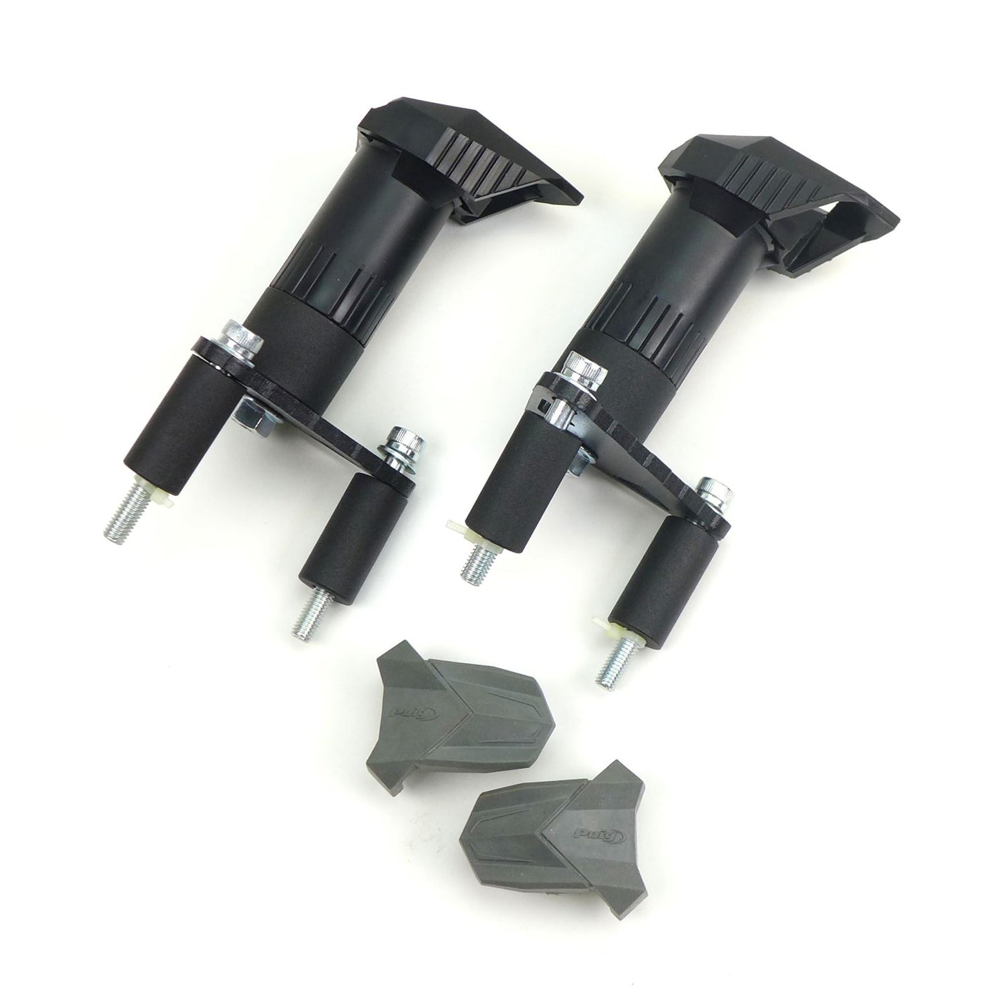 Puig Frame Sliders R12 - Black - for Gas Gas/ Husqvarna/ KTM 360 Duke OPEN BOX [MPN: 6565N]_1772097