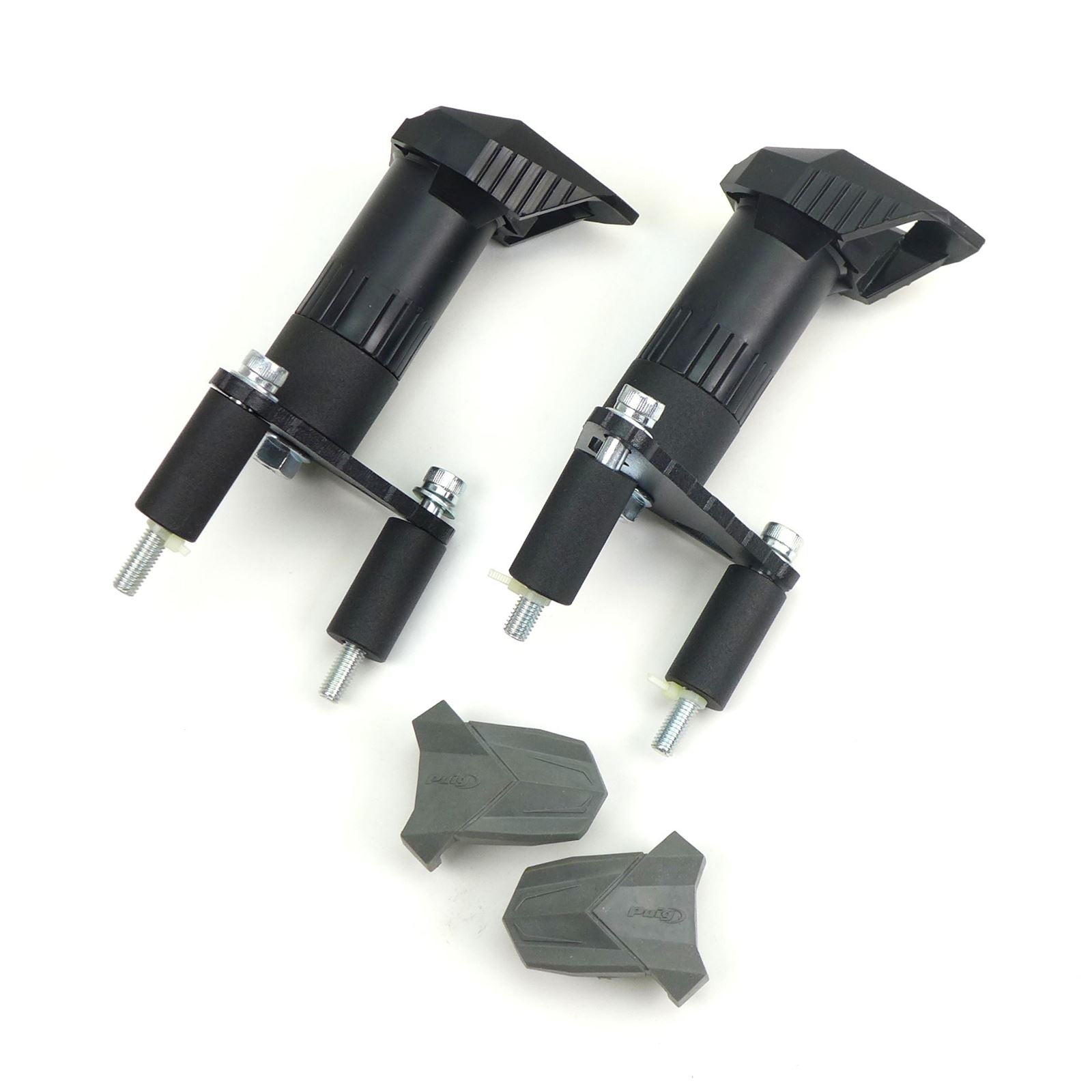 Puig Frame Sliders R12 - Black - for Gas Gas/ Husqvarna/ KTM 360 Duke OPEN BOX [MPN: 6565N]_1772097