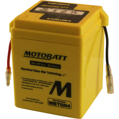 Motobatt Battery Sealed - Factory Activated -  MBT6N4 [MPN: MBT6N4]_1772105