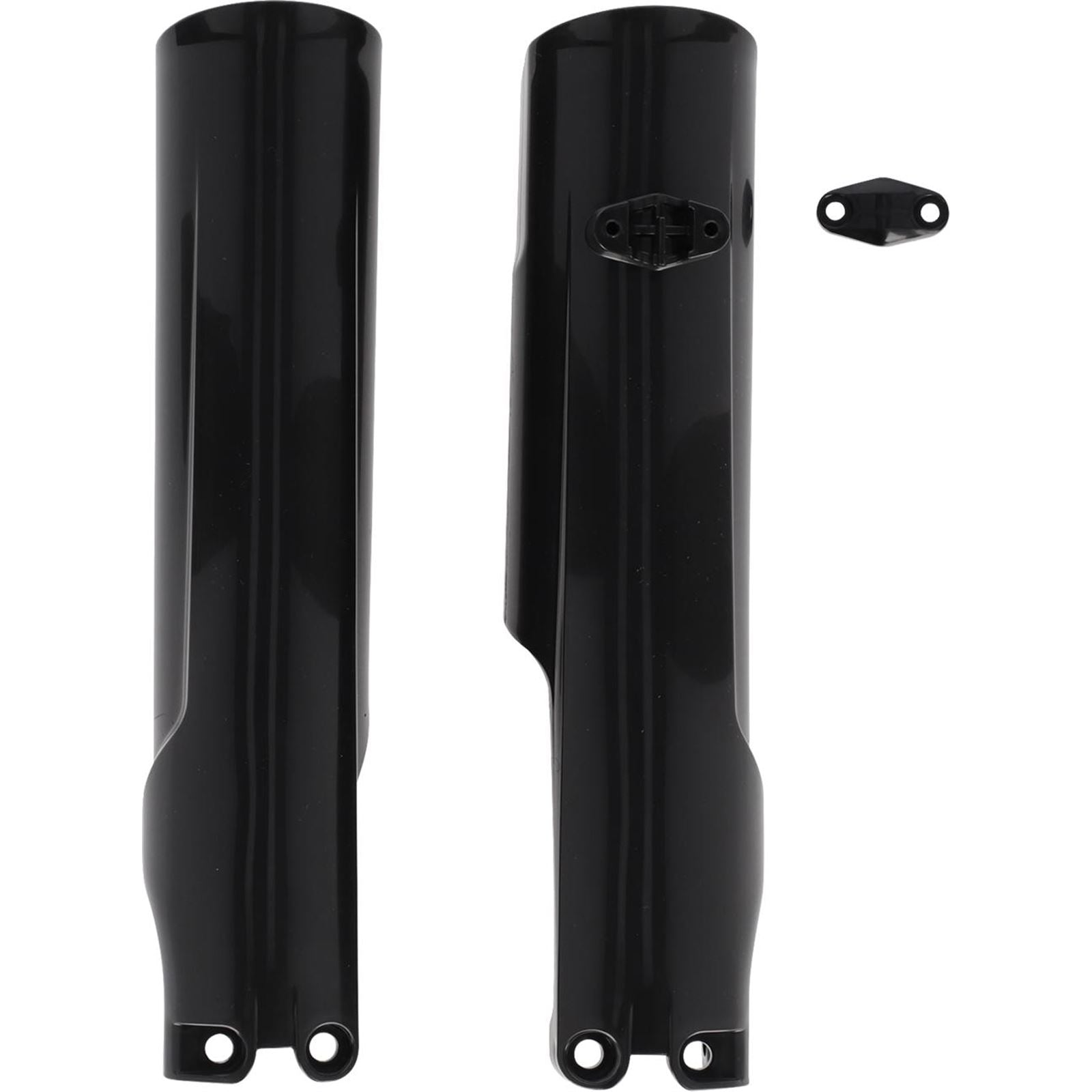 Acerbis Fork Cover - Lower - Black for Husqvarna/Gas Gas [MPN: 2979290001]_1864375