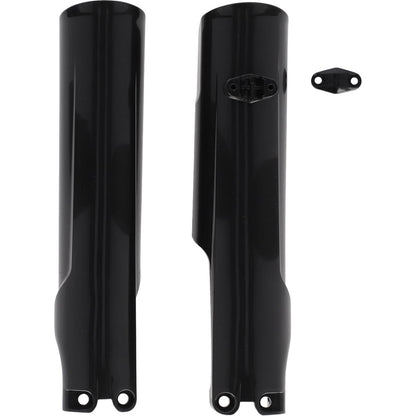 Acerbis Fork Cover - Lower - Black for Husqvarna/Gas Gas [MPN: 2979290001]_1864375