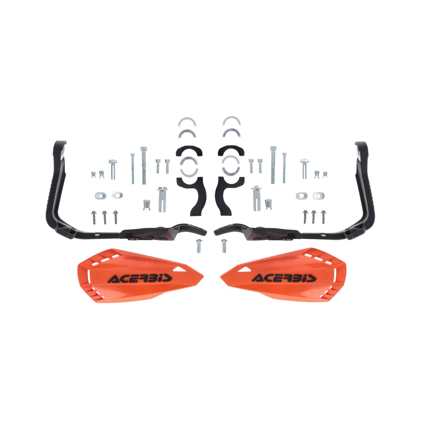 Acerbis Firstmoto Handguards - Orange/Black [MPN: 2986425225]_1780777