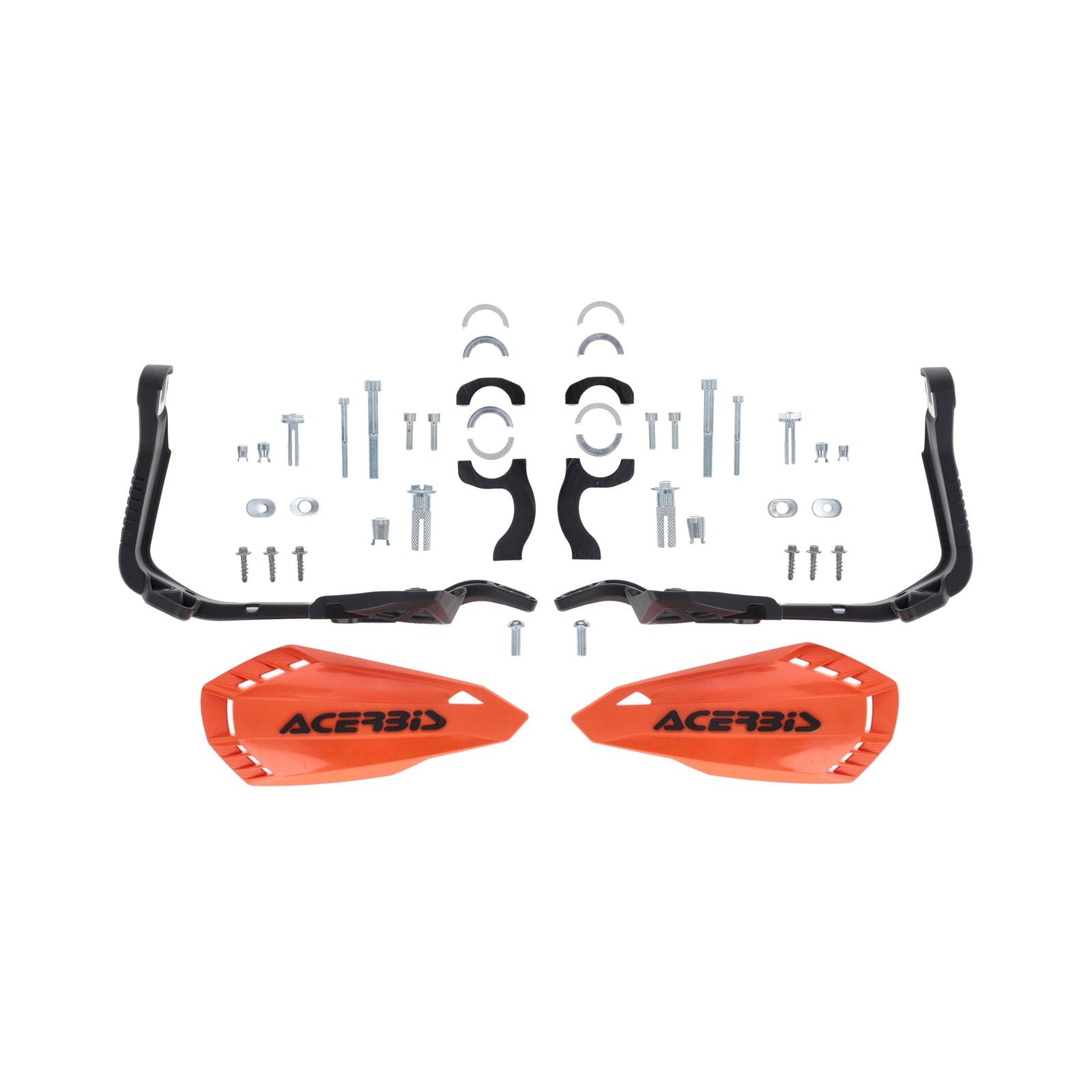 Acerbis Firstmoto Handguards - Orange/Black [MPN: 2986425225]_1780777