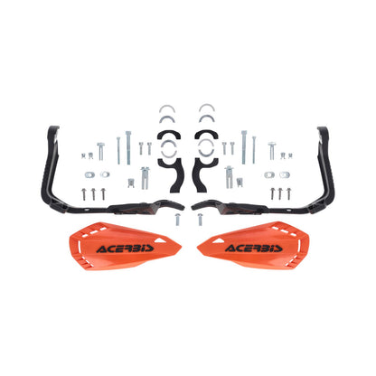 Acerbis Firstmoto Handguards - Orange/Black [MPN: 2986425225]_1780777