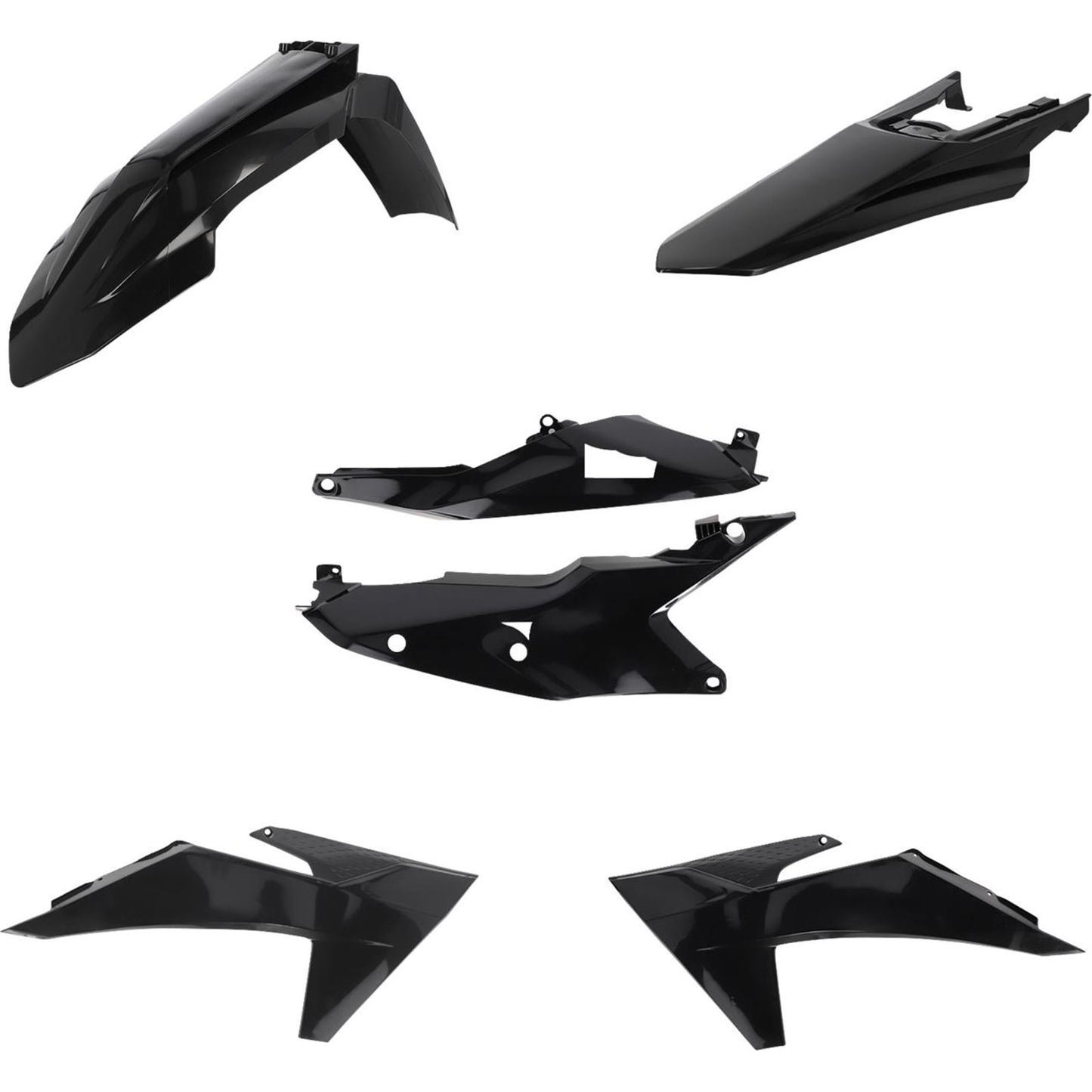 Acerbis Full Replacement Body Kit - Black for KTM [MPN: 2986500001]_1819099