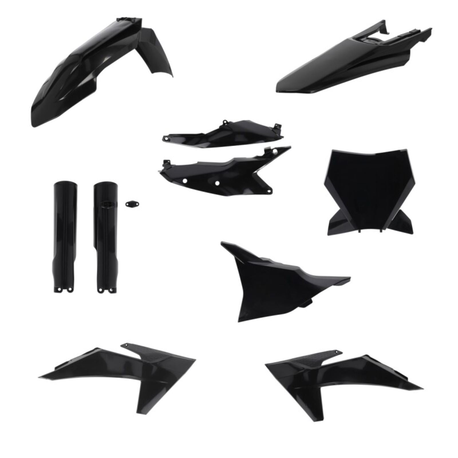 Acerbis Full Replacement Body Kit - Black for KTM [MPN: 2986500001]_1885891