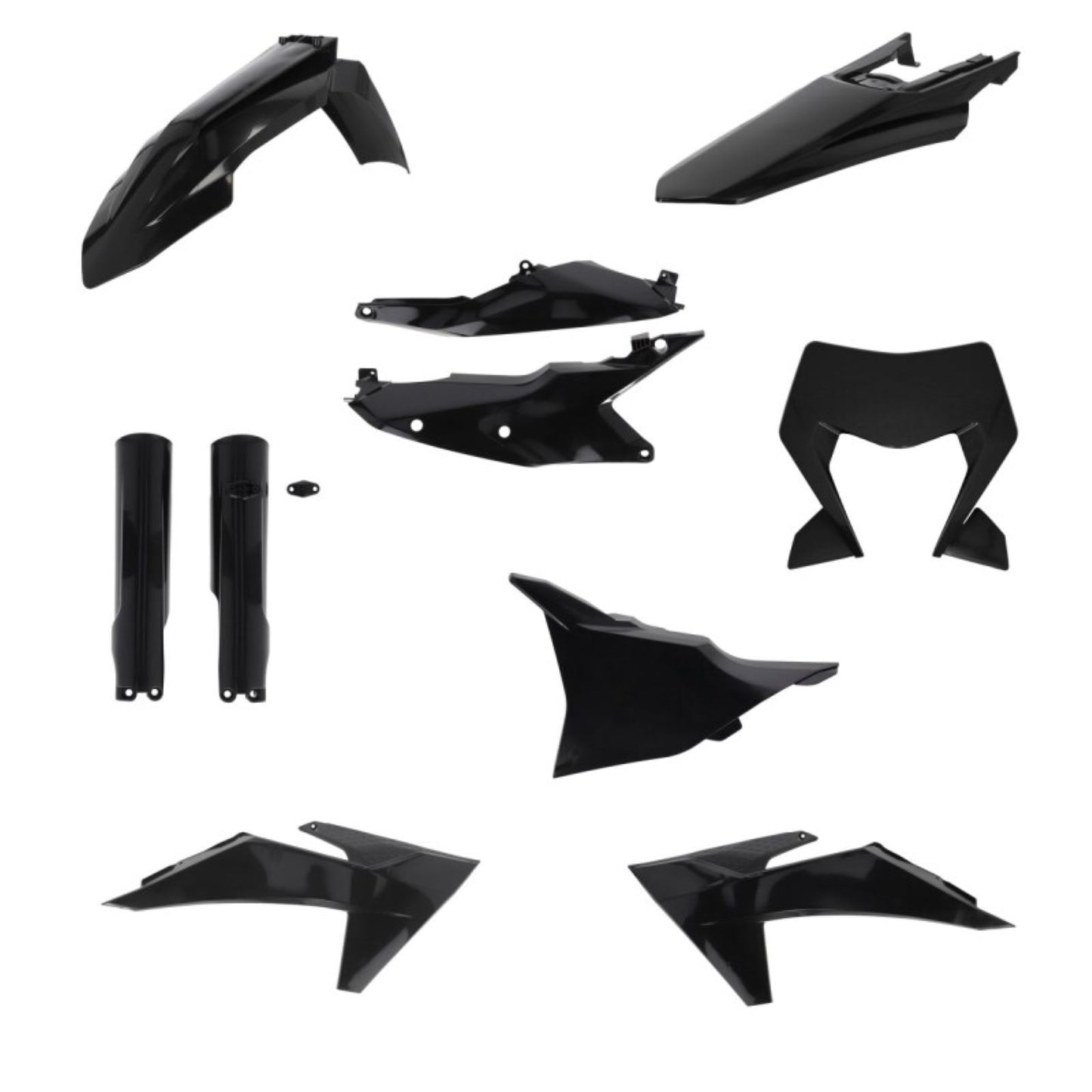 Acerbis Full Body Kit - Black for KTM '24-'25 [MPN: 2986550001]_1885700