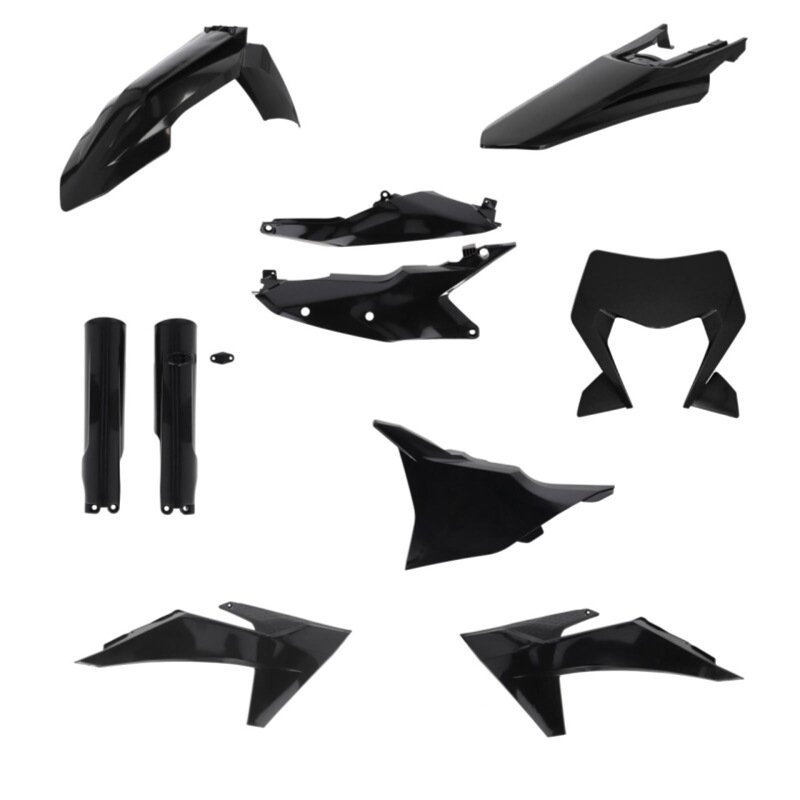 Acerbis Full Body Kit - Black for KTM '24-'25 [MPN: 2986550001]_1885700