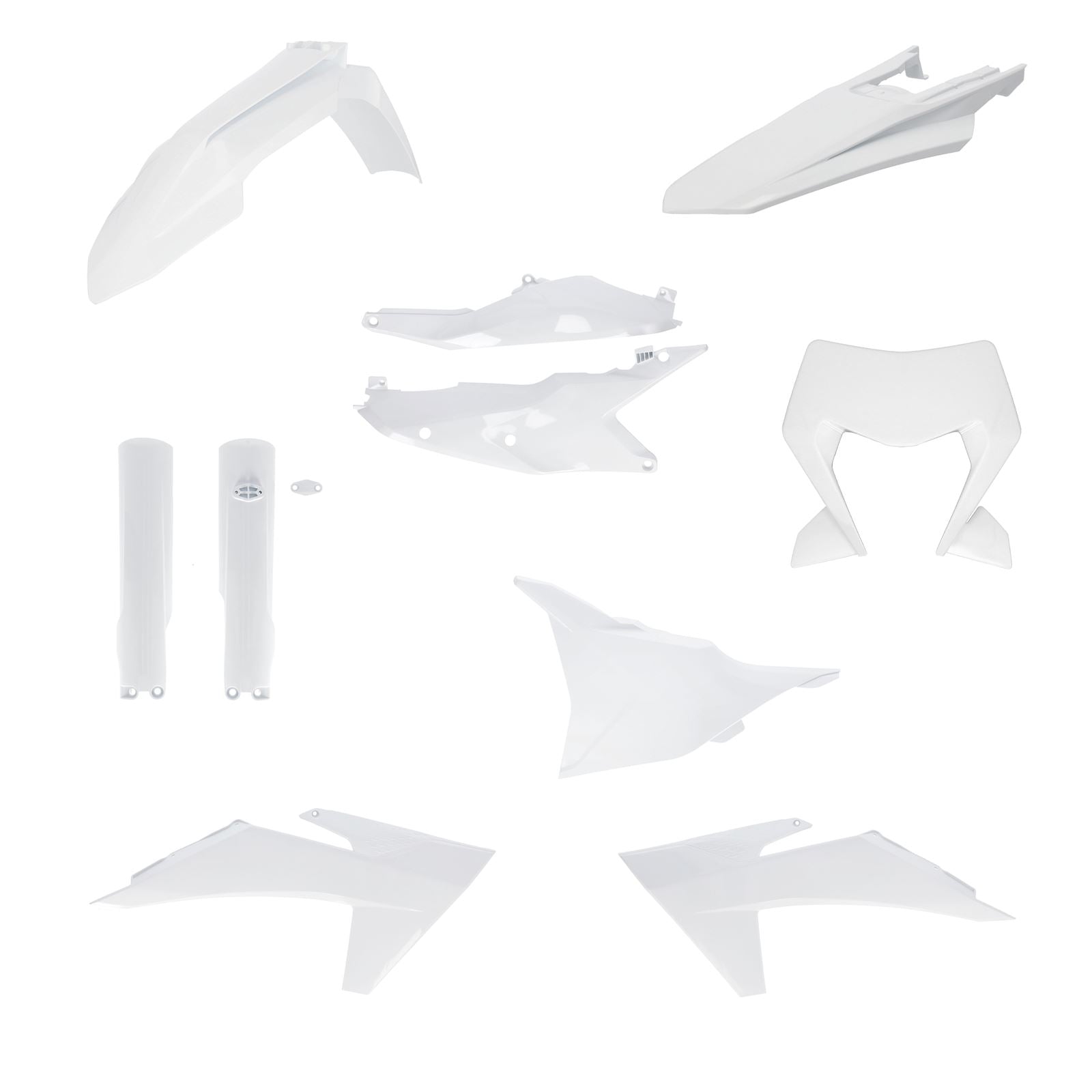 Acerbis Full Plastic Kit - White for KTM [MPN: 2986550002]_1780771