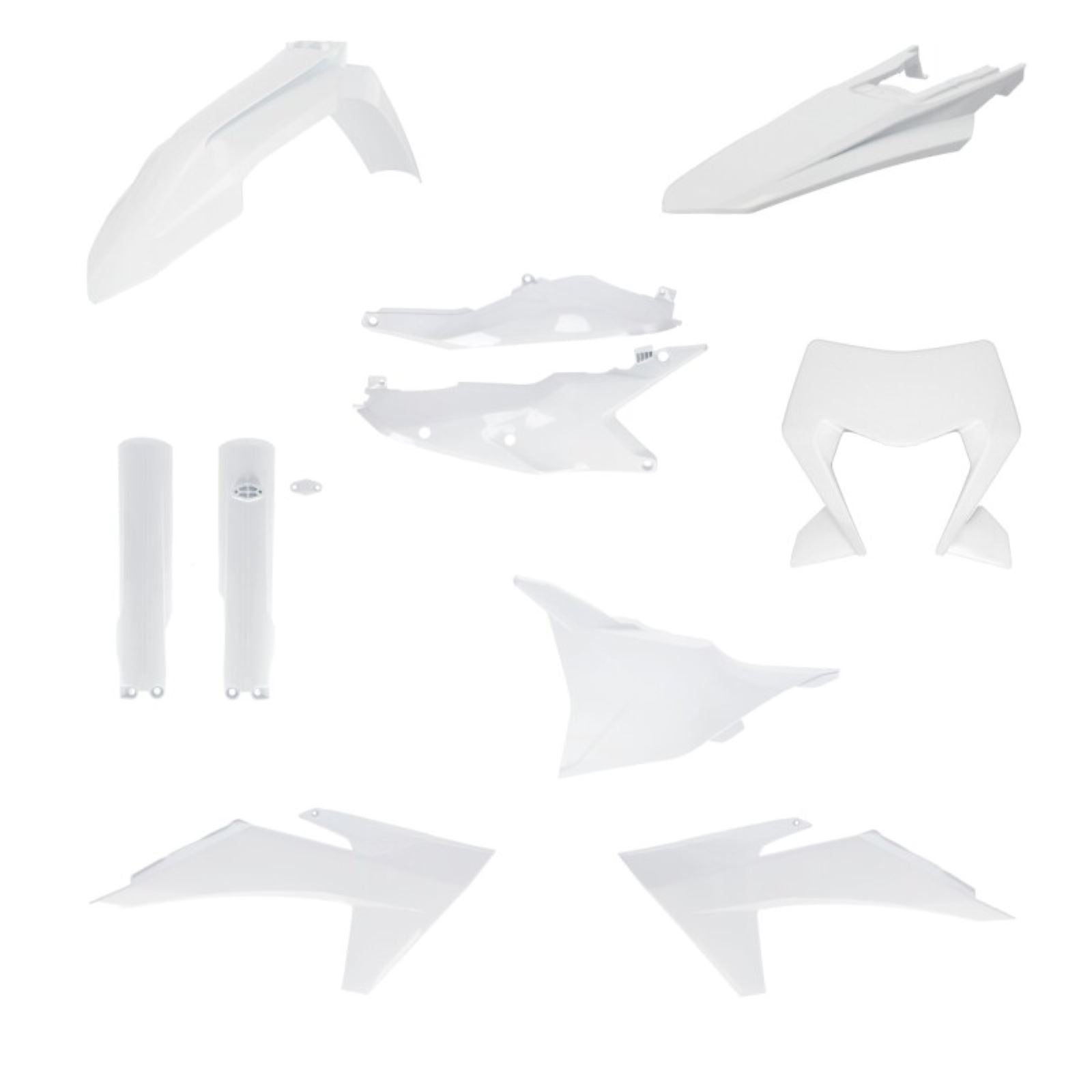 Acerbis Full Plastic Kit - White for KTM [MPN: 2986550002]_1885677