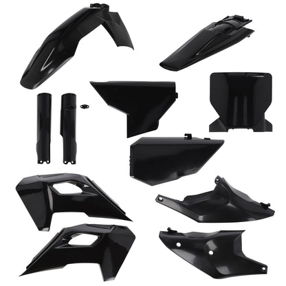 Acerbis Full Plastic Kit - Black for Husqvarna [MPN: 2986610001]_1781334