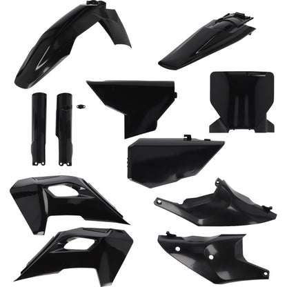 Acerbis Full Plastic Kit - Black for Husqvarna [MPN: 2986610001]_1831819