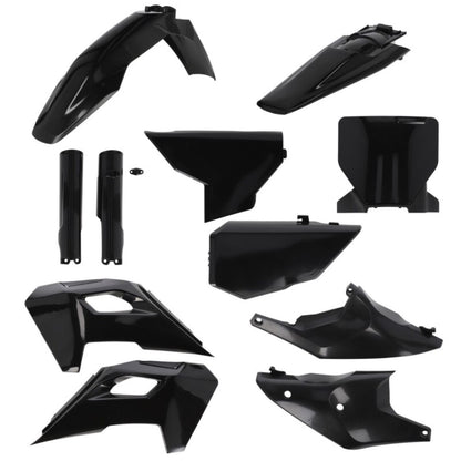 Acerbis Full Plastic Kit - Black for Husqvarna [MPN: 2986610001]_1885709