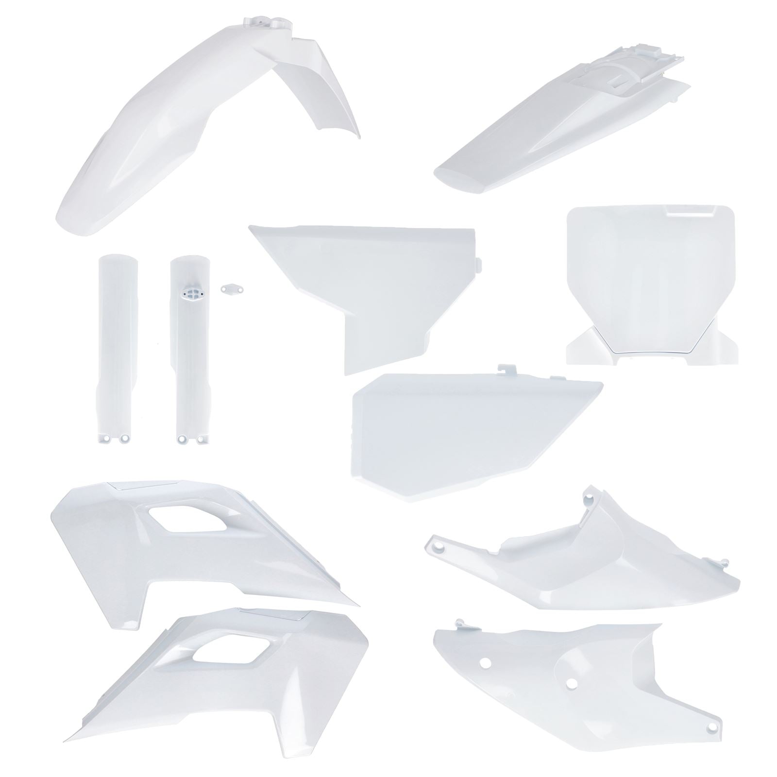 Acerbis Full Plastic Kit - White for Husqvarna [MPN: 2986610002]_1781187
