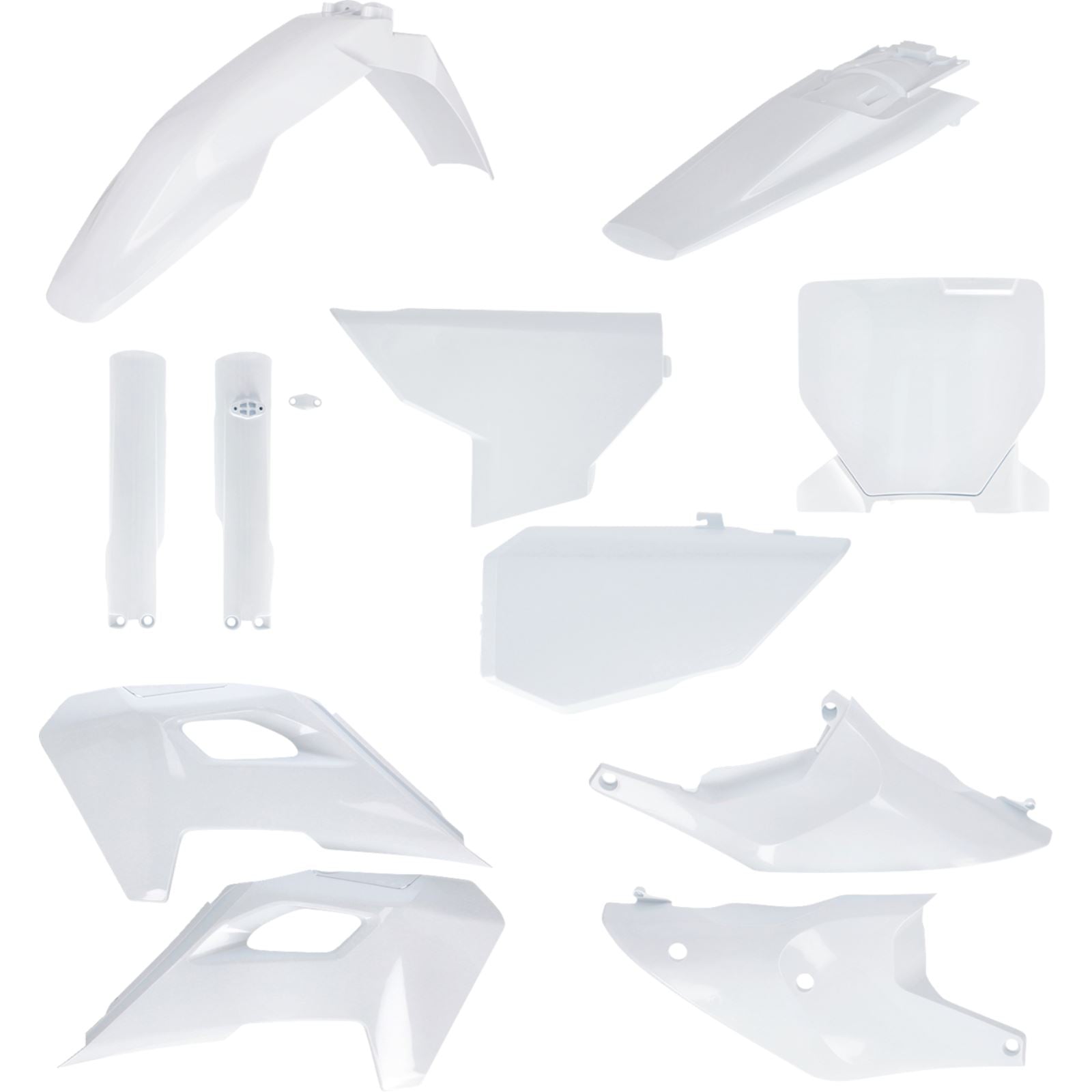 Acerbis Full Plastic Kit - White for Husqvarna [MPN: 2986610002]_1833335