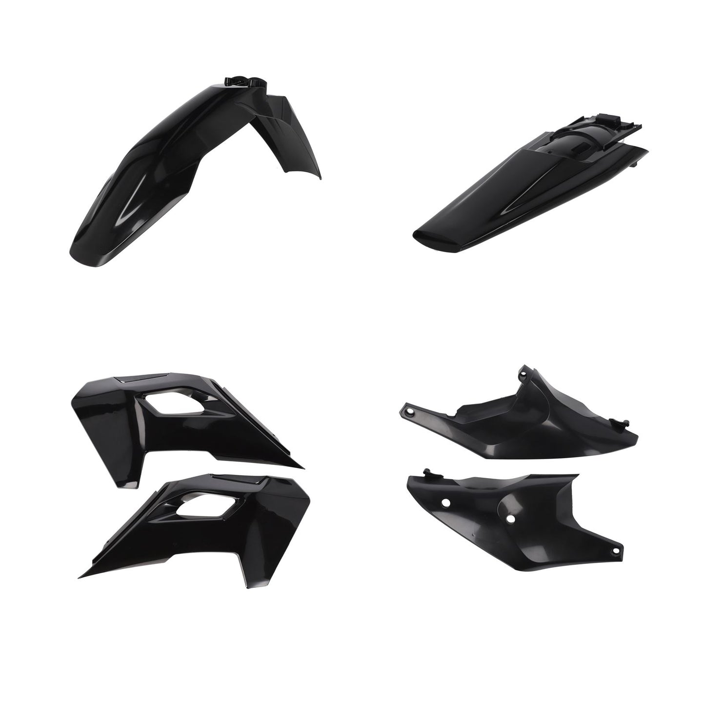 Acerbis Standard Body Kit - Black for Husqvarna - FE/TE '24-'25 [MPN: 2986640001]_1780545