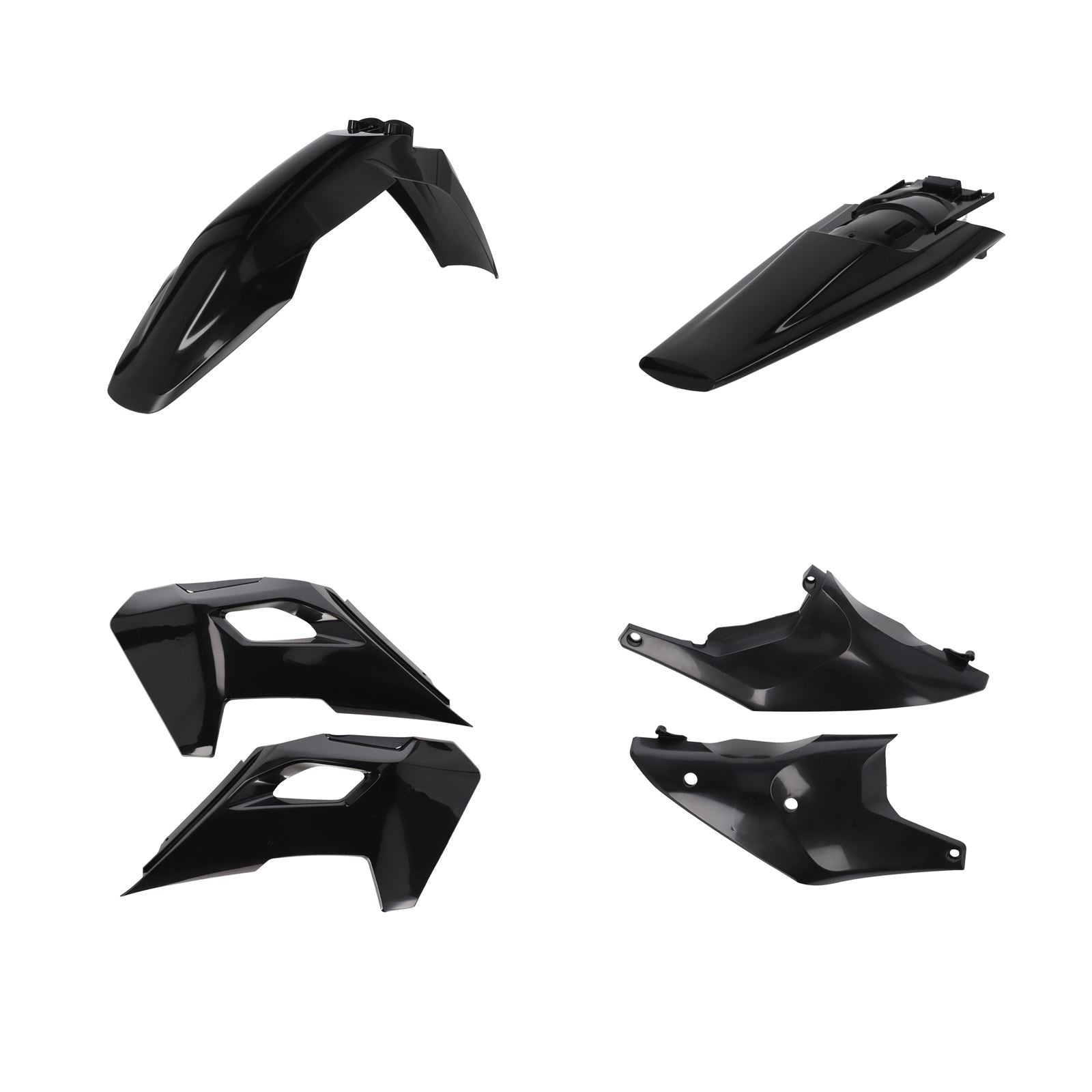 Acerbis Standard Body Kit - Black for Husqvarna - FE/TE '24-'25 [MPN: 2986640001]_1780545