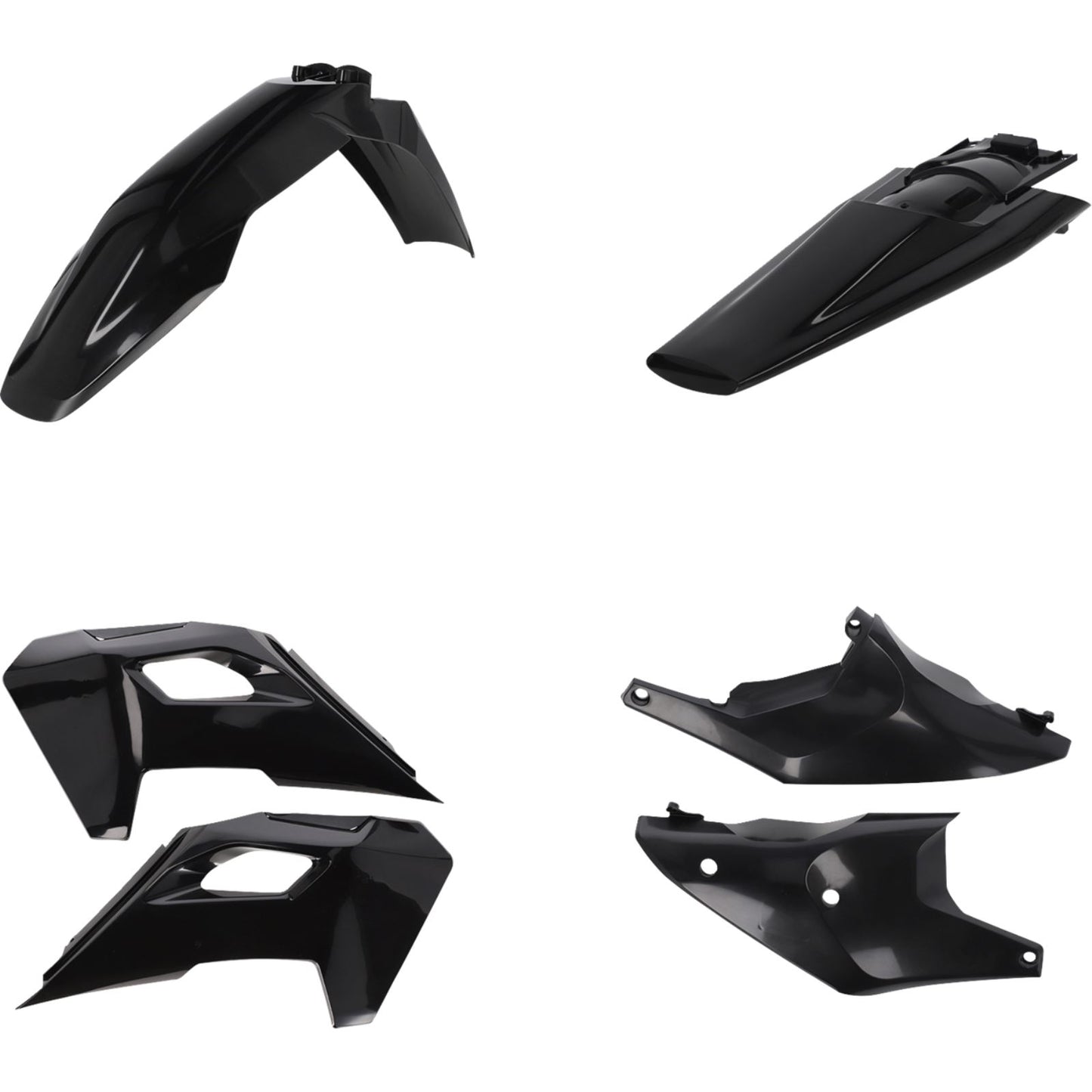 Acerbis Standard Body Kit - Black for Husqvarna - FE/TE '24-'25 [MPN: 2986640001]_1831100