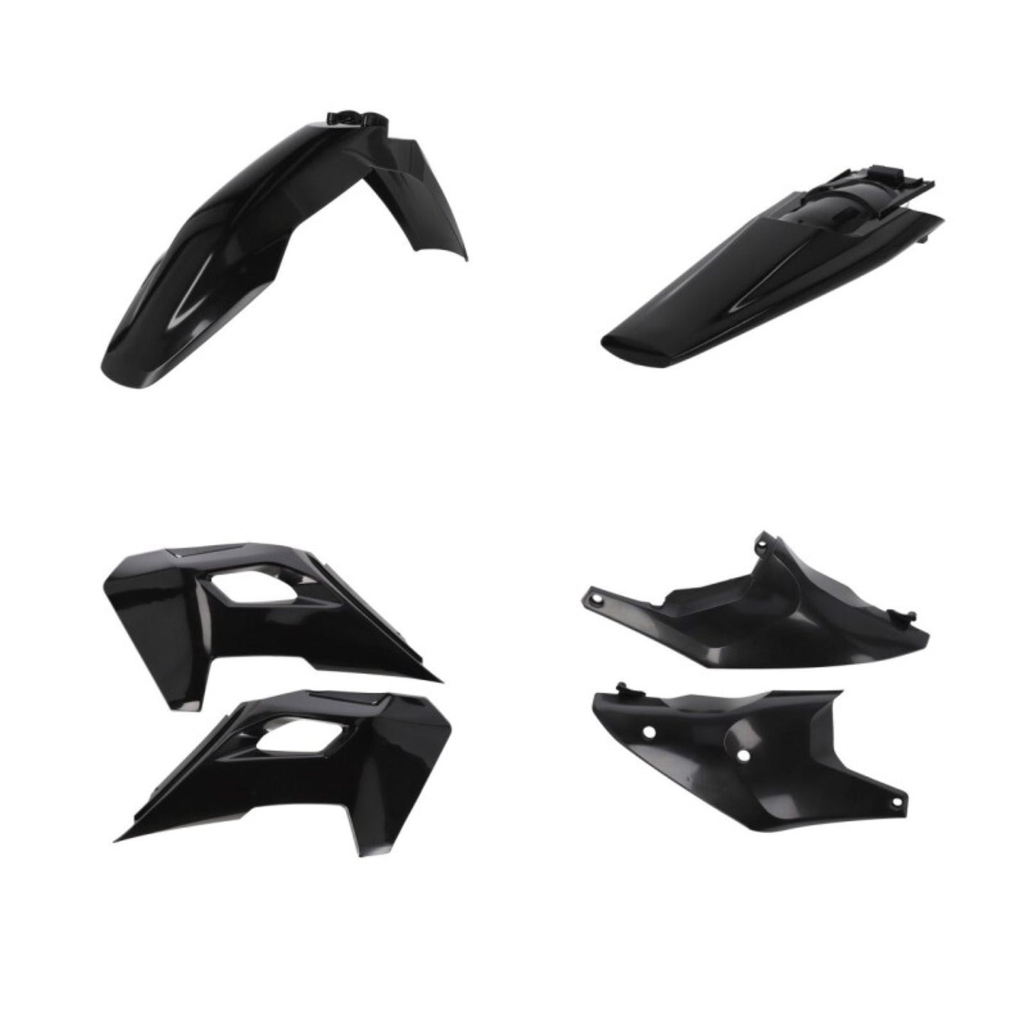 Acerbis Standard Body Kit - Black for Husqvarna - FE/TE '24-'25 [MPN: 2986640001]_1886625