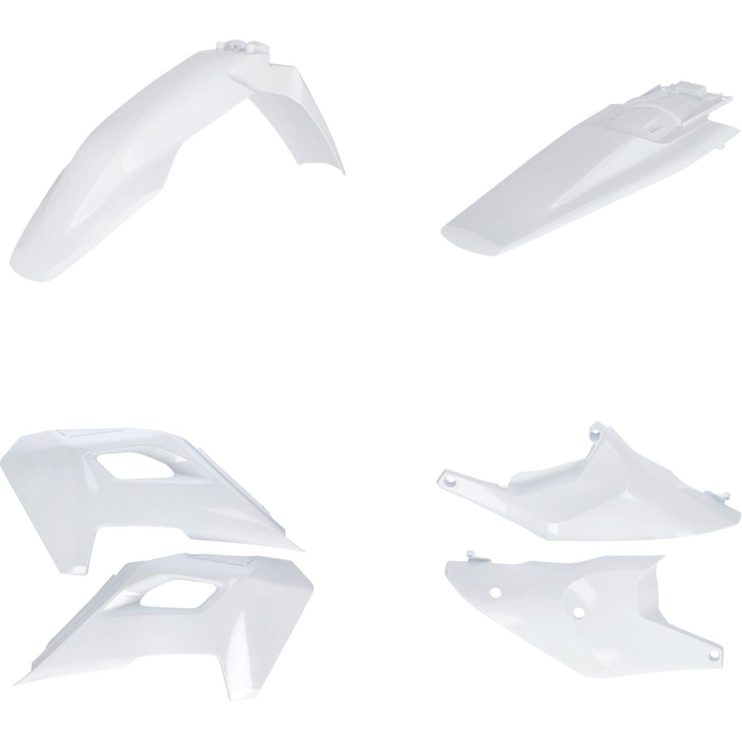 Acerbis Standard Body Kit - '25 White for Husqvarna - FE/TE '24-'25 [MPN: 2986648211]_1831106