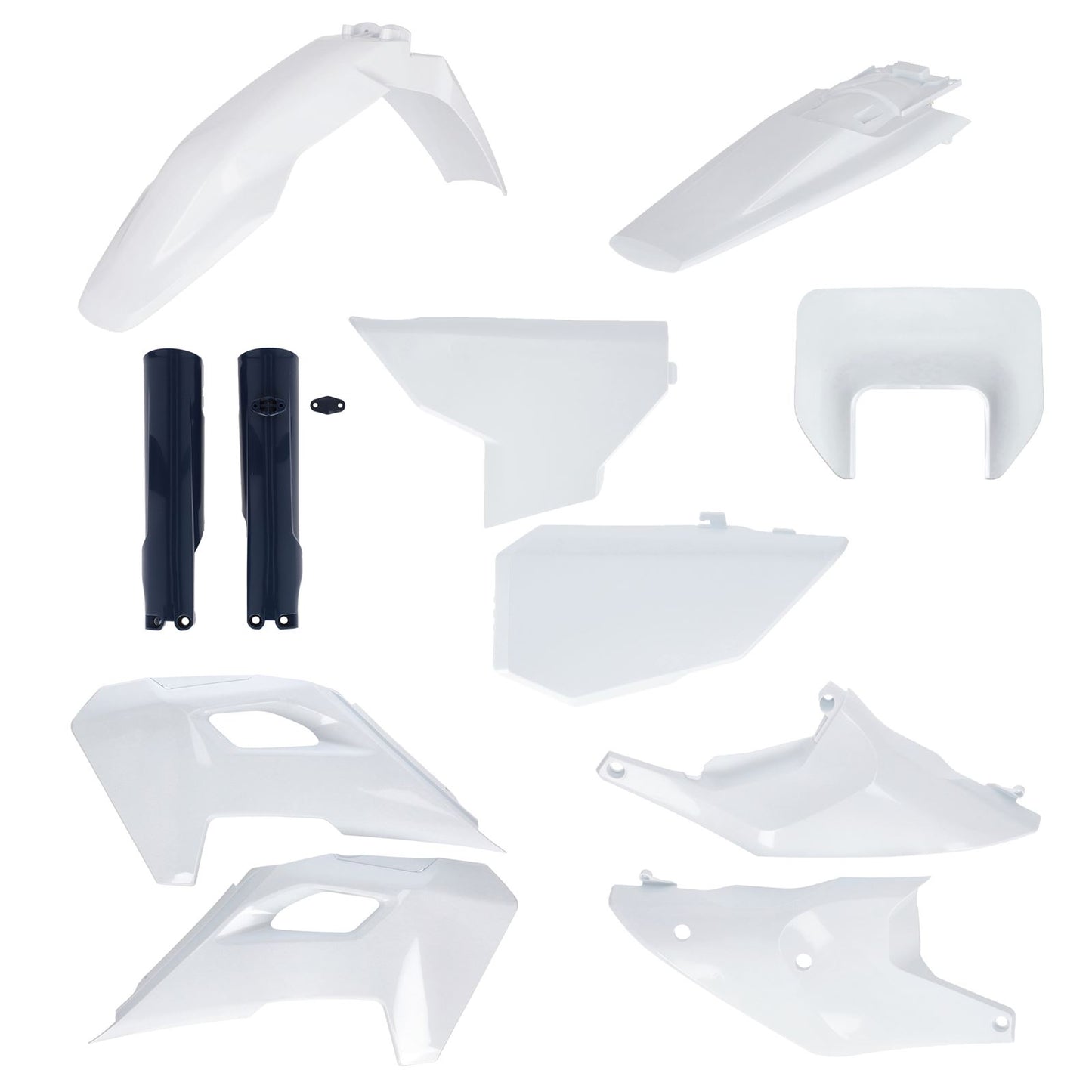 Acerbis Full Body Kit - '25 White/Black for Husqvarna - FE/TE '24-'25 [MPN: 2986658211]_1781333