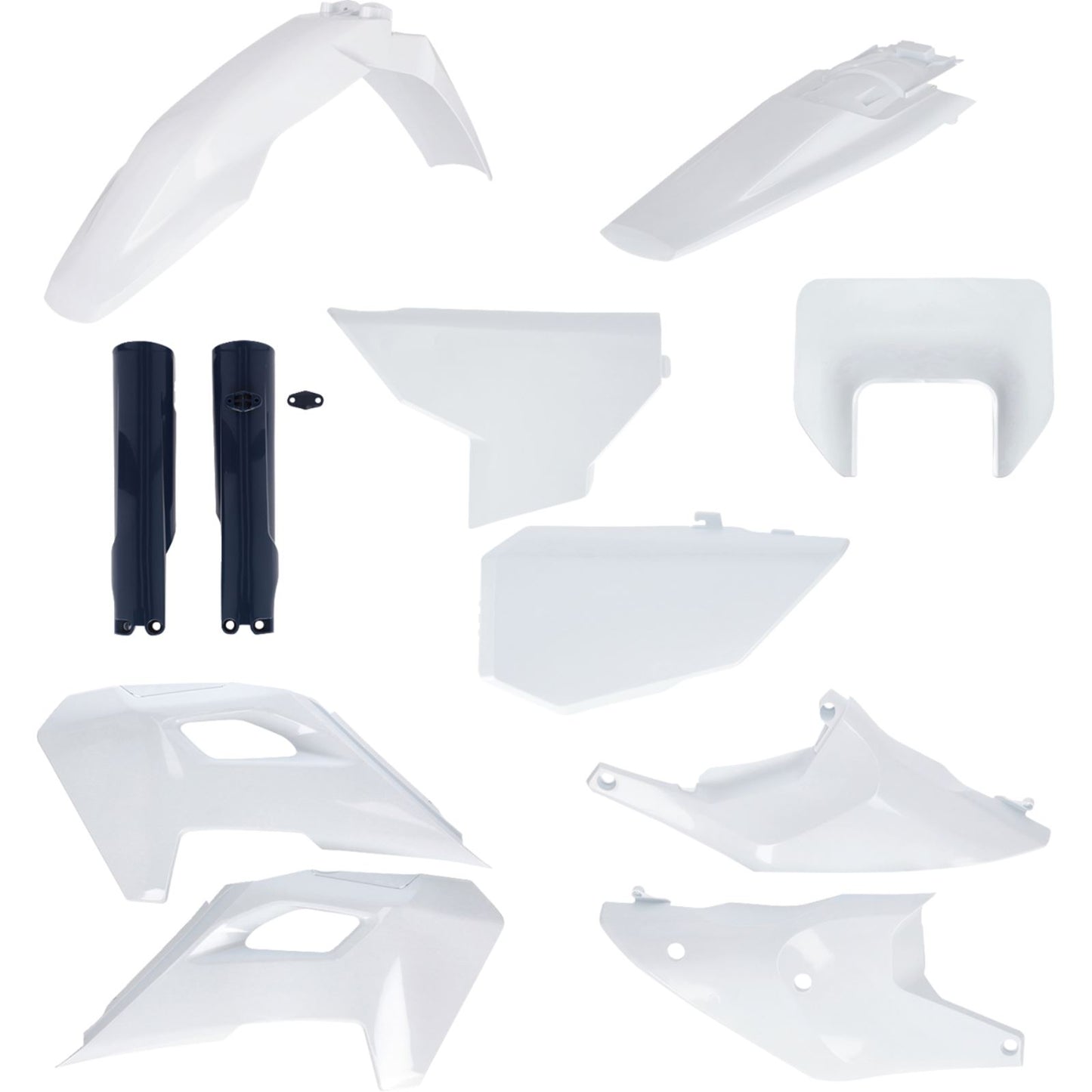 Acerbis Full Body Kit - '25 White/Black for Husqvarna - FE/TE '24-'25 [MPN: 2986658211]_1833621