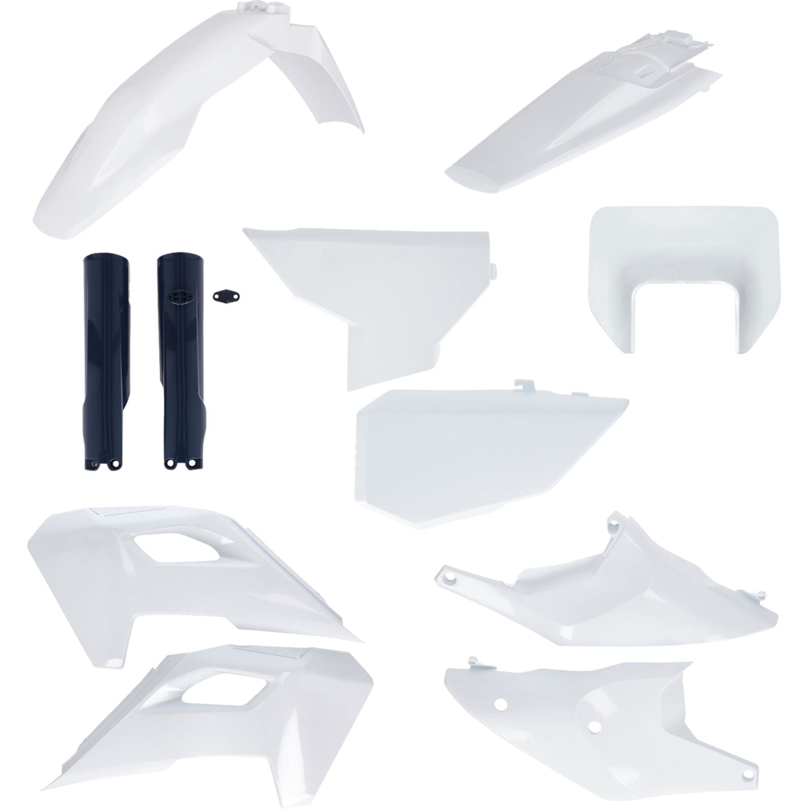 Acerbis Full Body Kit - '25 White/Black for Husqvarna - FE/TE '24-'25 [MPN: 2986658211]_1833621