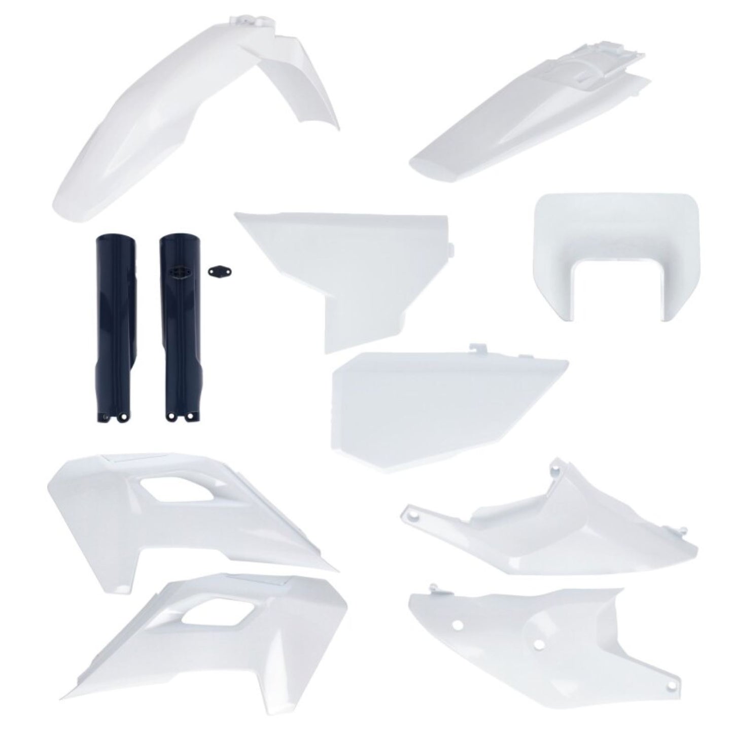 Acerbis Full Body Kit - '25 White/Black for Husqvarna - FE/TE '24-'25 [MPN: 2986658211]_1885673
