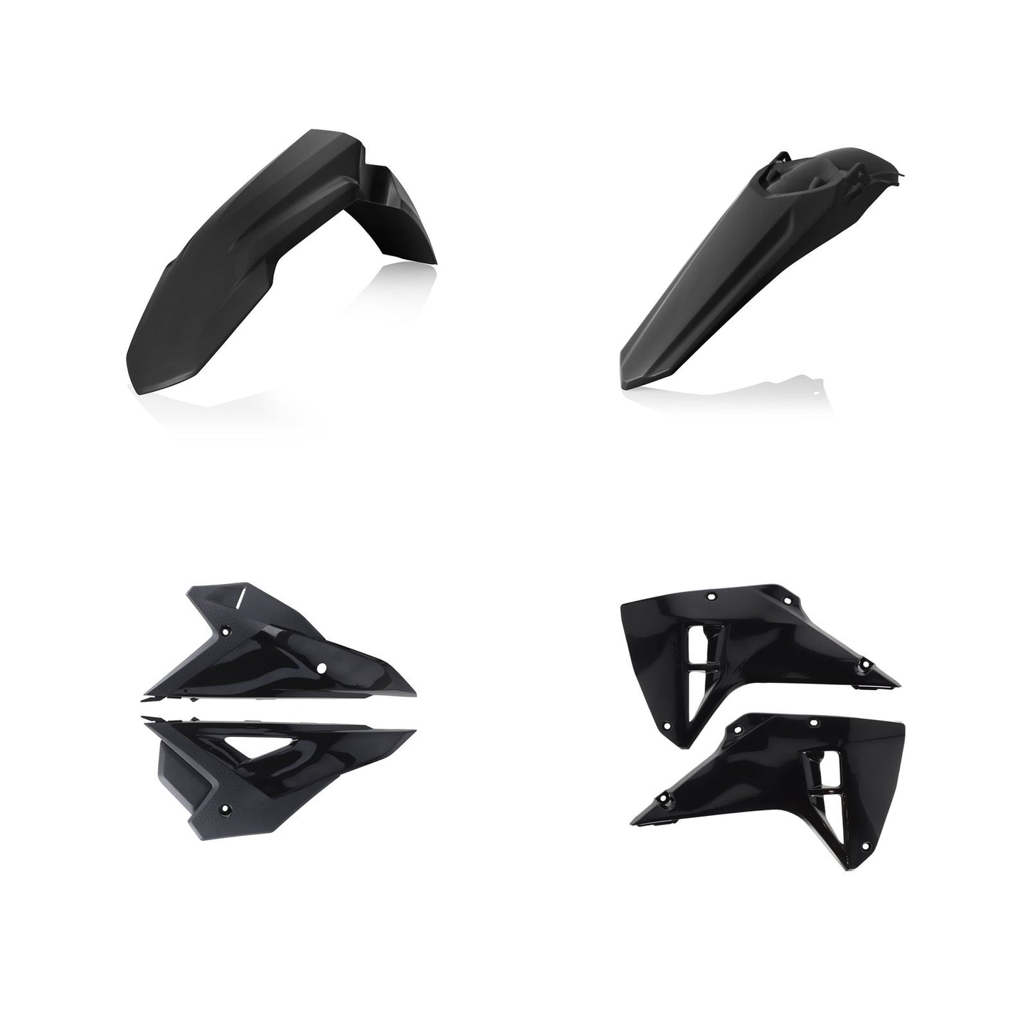Acerbis Standard Body Kit - Black for CRF 250/450 RX '25 [MPN: 2986750001]_1780790